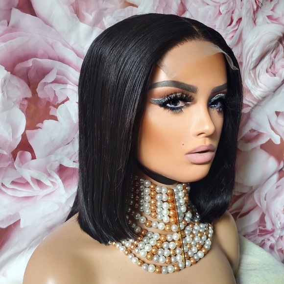 100%virgin human hair bob wig 14 - Picture 2 of 7